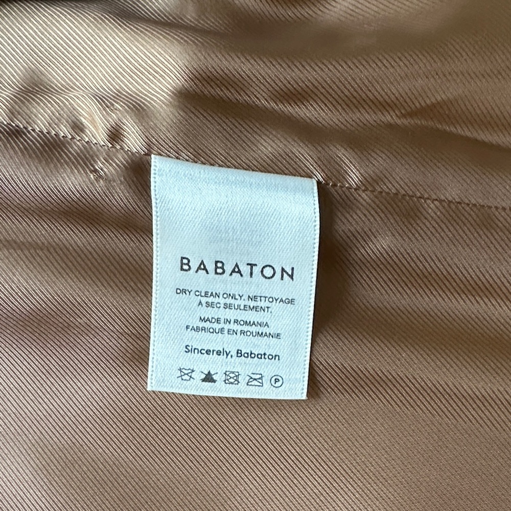 Aritzia Babaton Camel Wool Long Coat - Picture 5 of 7
